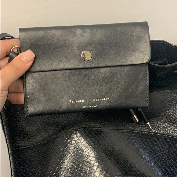 Proenza Schouler leather paneled bucket bag - Picture 6 of 14